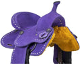 Load image into Gallery viewer, King Series Stratford Suede Barrel Saddle