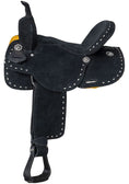 Load image into Gallery viewer, King Series Stratford Suede Barrel Saddle
