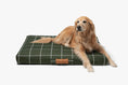 Load image into Gallery viewer, Hunter Green Grid | Dog Bed or Bed Cover LAY LO Pets