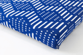 Load image into Gallery viewer, Blue Bogolan | Boho Dog Bed or Bed Cover