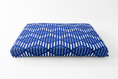 Load image into Gallery viewer, Blue Bogolan | Boho Dog Bed or Bed Cover