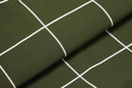 Hunter Green Grid | Dog Bed or Bed Cover LAY LO Pets