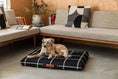 Load image into Gallery viewer, Black Plaid Dog Bed | Dog Bed or Bed Cover LAY LO Pets