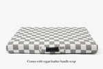 Gray Checker | Dog Bed or Bed Cover LAY LO Pets