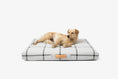 Load image into Gallery viewer, White Plaid | Dog Bed or Bed Cover LAY LO Pets