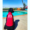 Load image into Gallery viewer, Parisian Pet 'Lifeguard on Doody' Dog & Cat T-Shirt – Funny Cotton Shirt, Stylish & Comfortable Pet Apparel – Red