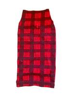 Londoner Plaid, Mockneck, Red/Black