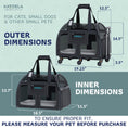 Load image into Gallery viewer, Luxury Lorry Pet Carrier with Removable Wheels and Telescopic Handle