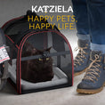 Load image into Gallery viewer, Luxury Lorry Pet Carrier with Removable Wheels and Telescopic Handle