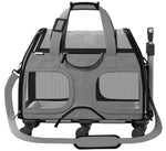 Luxury Rider Pet Carrier with Removable Wheels and Telescopic Handle