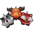 Load image into Gallery viewer, HuggleTuff™ Puffies Woodland Friends Plush Dog Toys, 3 Pack