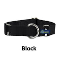 Load image into Gallery viewer, 5/8″ and 1″ Black Nylon Dog Collars