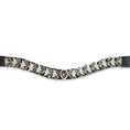 Load image into Gallery viewer, Midnight Black Ultra Bling Horse Browband