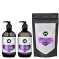 Load image into Gallery viewer, Purify Shampoo 500ml, Conditioner 500ml, Scrub 200g by Melanie Newman