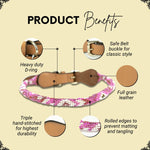 Melrose Sambboho dog collar (rolled)