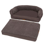 EZ-Wash Fleece Headrest Dog Bed