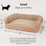 EZ-Wash Fleece Headrest Dog Bed