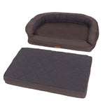 EZ-Wash Softshell Headrest Memory Foam Dog Bed
