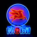 Load image into Gallery viewer, Mobil Gas Oil Flying Horse Neon Signs Light