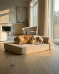 Load image into Gallery viewer, The Modern Day Bed — Boucle Lounge Dog Bed | High-Density Foam, Waterproof Lined, Washable