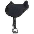 Load image into Gallery viewer, Mustang English Soft Ride Bareback Saddle, Black