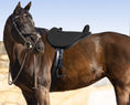 Load image into Gallery viewer, Mustang English Soft Ride Bareback Saddle, Black