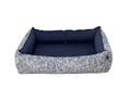 Load image into Gallery viewer, Bowsers Terrace Orthopedic Outdoor Dog Bed in Sand Cove Stripe