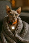 Load image into Gallery viewer, Parisian Pet 'Nylon Collar' for Dogs & Cats – Durable Adjustable Orange Pet Collar, Comfortable Design for Small Dogs