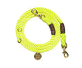 Load image into Gallery viewer, Shop Leashes Premium Neon Yellow Rope Dog Leash by Found My Animal | Bolt Snaps, Adjustable