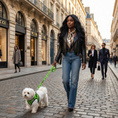 Load image into Gallery viewer, EcoBark Green Dog Leash- Padded Comfort Grip Leash - 4ft, 5ft, and 6ft Dog Leash for Small and Medium Dogs