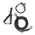 Load image into Gallery viewer, Shop Leashes Premium New! Matte Black Rope Dog Leash, Adjustable & Handcrafted - Found My Animal