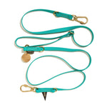 New! Water-Resistant Adjustable 7ft Leash, Aqua | Found My Animal