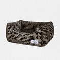 Load image into Gallery viewer, Hello Doggie Obsidian Dog Silk Handmade Handmade in the USA Bed