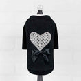 Load image into Gallery viewer, Hello Doggie Oh My Heart Sweater Satin Handmade Sweaters