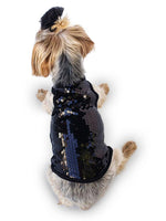 On The Rocks Sequined Tank, Black