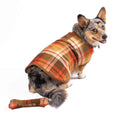 Load image into Gallery viewer, Rust Plaid Dog Coat