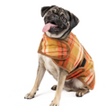 Load image into Gallery viewer, Rust Plaid Dog Coat