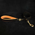Load image into Gallery viewer, 'Bijou'' harness Black & Orange for big dogs