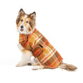Load image into Gallery viewer, Rust Plaid Dog Coat