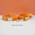 Load image into Gallery viewer, Orange Velvet Set