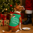 Load image into Gallery viewer, Parisian Pet 'Santa's Little Helper' Dog & Cat Shirt - Christmas Pet Apparel, Green