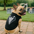 Load image into Gallery viewer, Parisian Pet 'Tuxedo' Stylish Dog Outfit – Premium Cotton Formal Wear for Special Occasions, Black