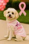 Load image into Gallery viewer, Parisian Pet 'Pretty in Pink' Fashionable Pink Pet T-Shirt – Comfortable Embroidered Dog Wear for All Occasions, Pink