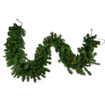 Kurt Adler 9-Foot 150-Light Pre-Lit LED Vanderbilt Garland