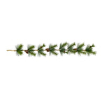 Kurt Adler 4-Foot Needle Pine Rope Garland with Pinecones