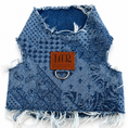 Load image into Gallery viewer, Printed Patchwork Denim Harness
