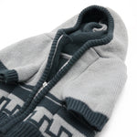 Pattern Sweater Coat