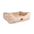 Load image into Gallery viewer, Pendleton Kuddler with Fur - Bolster Dog Bed - Medium - Mesilla Ginger