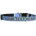 Load image into Gallery viewer, Personalized Blue Kilt Plaid Dog Collar