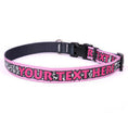 Load image into Gallery viewer, Personalized Chantilly Pink Dog Collar
